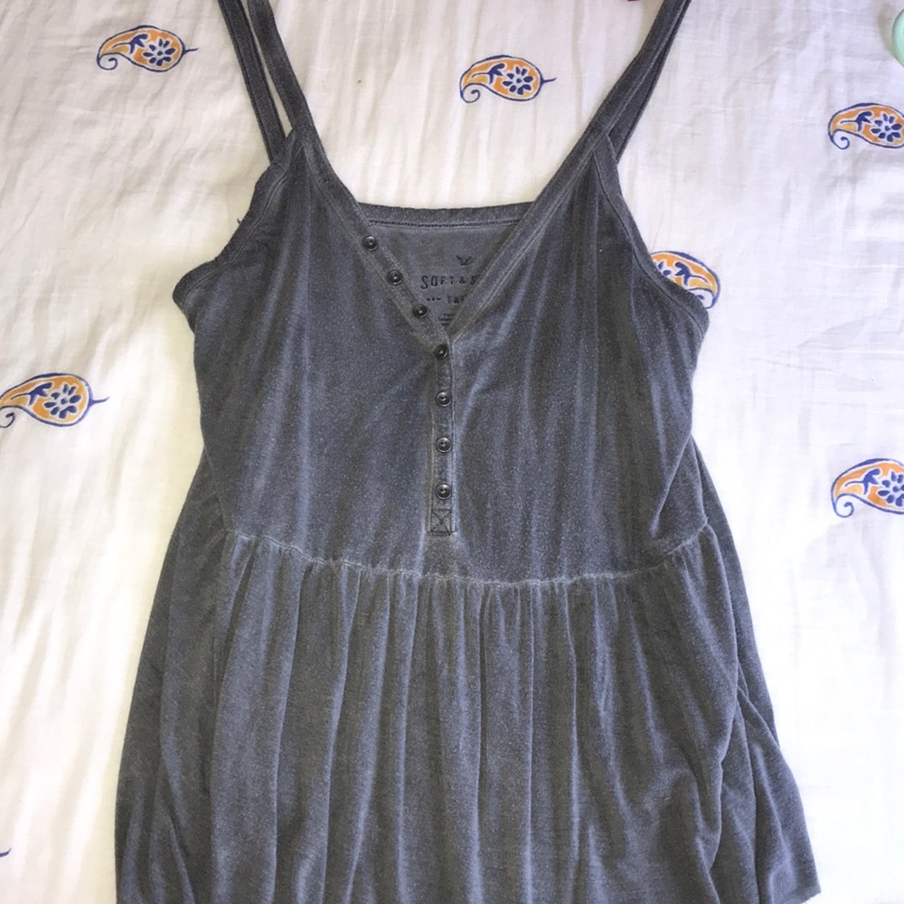 AEO tank top women’s medium with buttons